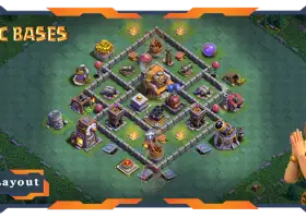 Migliori disegni base della sala 5 del costruttore - Clash of Clans BH05 # 18396