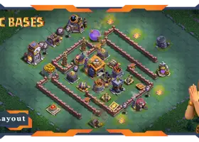 Лучший базовый дизайн Зала строителя 07 со ссылкой — Clash of Clans #18459