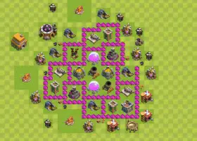 Farming Base TH6 - Best Strategies for Clash of Clans #18476