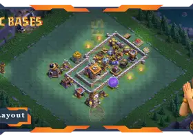 Melhor Design Base do Builder Hall 09 - Clash of Clans #18509