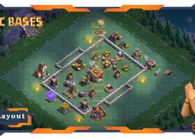 Top Builder Hall 09-basisontwerp voor Clash of Clans #18520