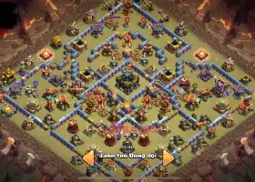 Căn cứ chiến tranh hàng đầu của Tòa thị chính 17 để phòng thủ Clash of Clans #18535