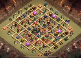 TH 17 War Base: 2 Dračí jezdci a 1 Loon pro CWL/Legendu #18543