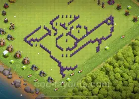 Beste lustige TH7-Trollbasis mit Link – Clash of Clans 2024 #18562