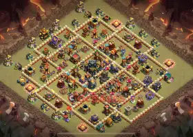 Bästa TH 17 krigsbasen för Clash of Clans - Copy Link ingår #18565