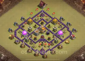 Top TH7 Anti 3 Stars War Base 2024 – Clash of Clans #18582