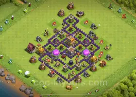 Miglior trofeo base TH7: Anti 3 stelle e Anti Air - Clash of Clans #18614