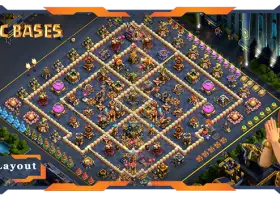 Base TH17 superior: Layouts anti-3 estrelas e agrícolas - Clash of Clans #18628