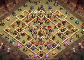 TH16 War Base: Clash of Clans CC Troops & Strategies #18643