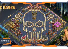 Best TH17 Troll Bases - Funny Layouts & Links | Clash of Clans #18648