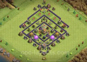 Salinan & Tautan Dasar Anti-Semuanya TH7 Teratas - Clash of Clans #18665