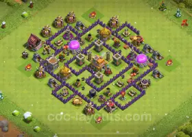 Лучшая базовая ссылка на 3 звезды TH7 — Clash of Clans 2024 #18670