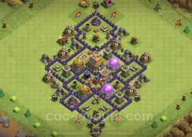 Căn cứ lai TH7 chống 3 sao tốt nhất - Clash of Clans Guide #18687