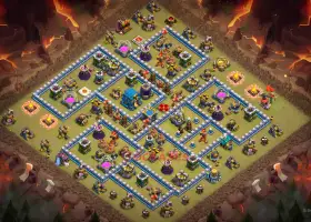 Municipio 12 Base di guerra - Clash of Clans | Copia collegamento base n. 18693