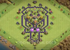 ყველაზე სასაცილო TH7 ტროლის ბაზები Clash of Clans-ისთვის ბმულებით #18710