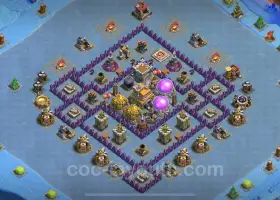 Farming Base TH7 Design – Anti-2-Sterne-Hybrid-Layout #18735