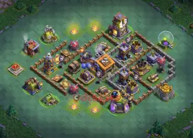 Base divertida do Builder Hall 9 | Estratégias de Clash of Clans #18744