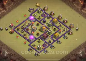 Top TH7 War Base 2024: Max Levels & Anti-Everything Link #18764