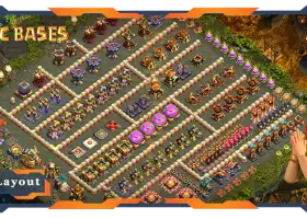 Topp morsom TH16 Troll Base Layout for Clash of Clans #18789