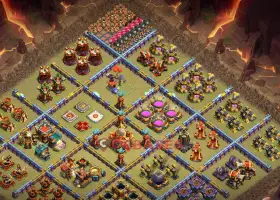 Spannende Rathaus-16 lustige Basis-Designs in Clash of Clans #18794