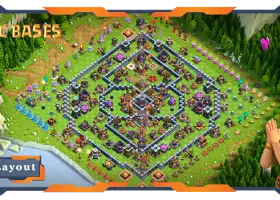 Top TH15 Farming Base: Hybrid & Anti 3 Stars Layout #18796