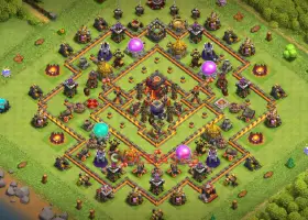 Best Town Hall 10 Trophy Base: Hybrid & Anti Queen Walk #18804