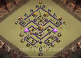 Best TH7 War Base - Anti Everything, CWL Copy with Link #18809