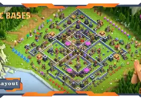 Top TH15 Hybrid Defense Base Layout - Clash of Clans #18813