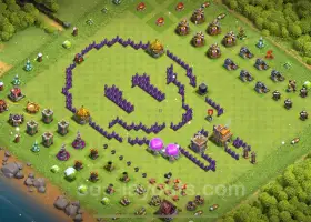 Best Funny Troll Bases for TH7 - Clash of Clans 2024 #18838