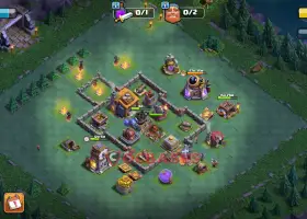 Top Builder Hall 7 Trophy Base for Clash of Clans #18852