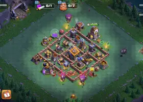 Top Builder Hall 9 Trophy Base for Clash of Clans #18855