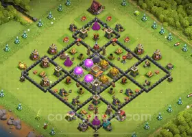 Max TH8 Farming Base Layouts & Links for Clash of Clans 2024 #18895