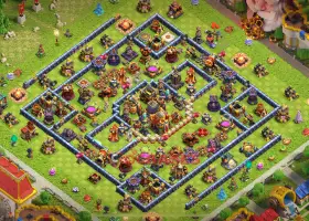 Reliable Town Hall 16 Trophy Base for Clash of Clans 🏆 #18912