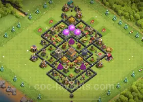 TH8 Trophy Base Link - Clash of Clans 2024 Defense Guide #18922