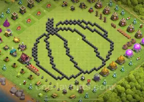 Top Funny Troll Bases TH8 - Clash of Clans 2024 #18927