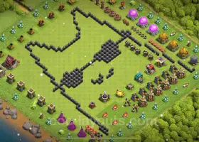 Best Funny Troll Bases TH8 - Clash of Clans 2024 #18932