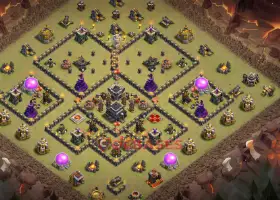 Town Hall 9 War Base | Clash of Clans | Divine Era #18938