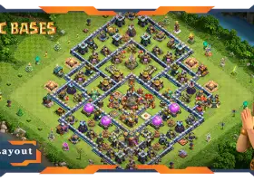 Top TH14 Farming Base: Anti Everything Hybrid Layout #18941