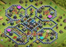 Top Town Hall 13 Farming Base: Copy Link & Anti-Ground Setup #18944