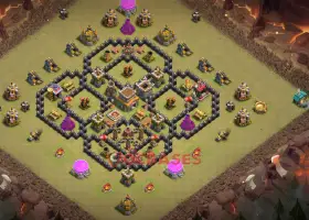 Town Hall 8 War Base Copy Link | Clash of Clans ✨ #18954