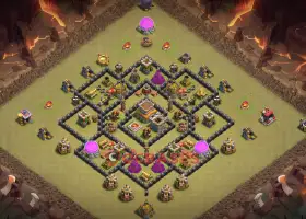 Town Hall 8 War Base | Clash of Clans ✨WELCOME TO DIVINE ERA✨ #18959