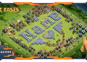 Top Funny TH14 Troll Base Layout for Clash of Clans #18976