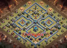 Top Town Hall 13 War Base - Copy Link | Clash of Clans #18981