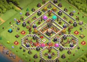 Town Hall 11 Hybrid Base: Boost Farming & Trophies in COC #18984