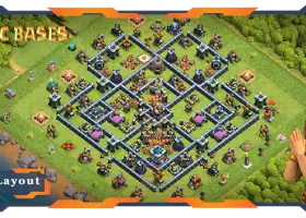 Top TH13 Farming Base: Hybrid & Anti-Everything Layout #18986