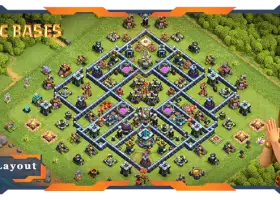 Top TH13 Farming Base: Hybrid & Anti-Air Layout Guide #18991