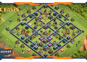 Top TH13 Farming Base: Hybrid Anti-Air Layout Guide #18993