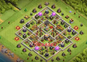 Top Town Hall 11 Farming Base - Clash of Clans Layout #19004