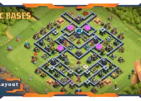 Top TH13 Farming Base: Link, Hybrid & Anti-Everything Layout #19011