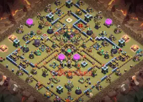 Top Town Hall 14 War Base Designs for Clash of Clans #19018